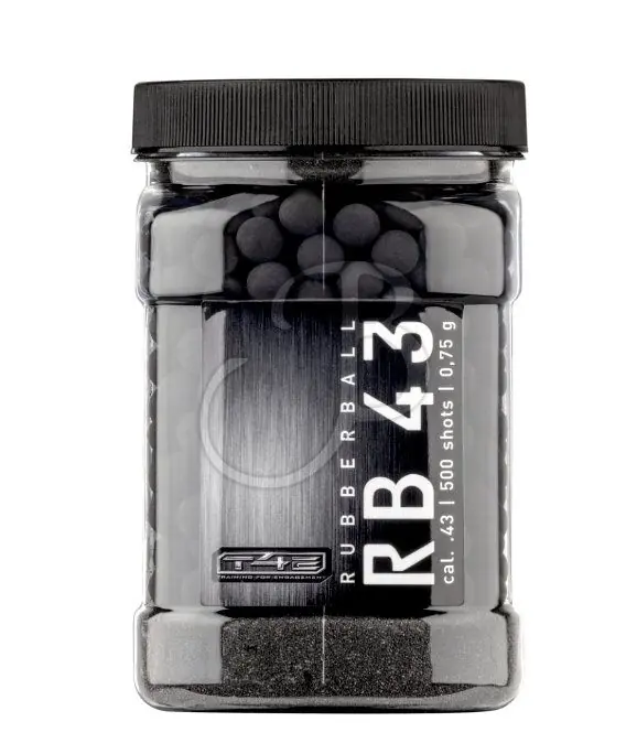 umarex t4e rb43- cal-43 sfere in gomma rb 43,
