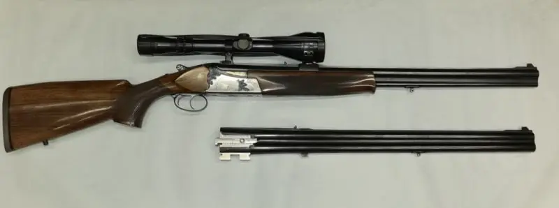SOVRAPPOSTO COMBINATO CON COPPIA DI CANNE I.A.B. MARCHENO