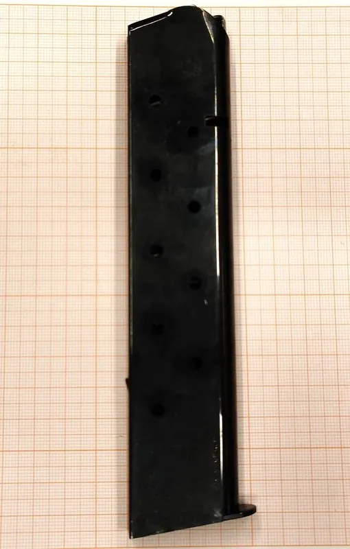 MEC-GAR CARICATORE BRUNITO PER COLT 1911 E CLONI DA 11 COLPI CAL. 45 ACP