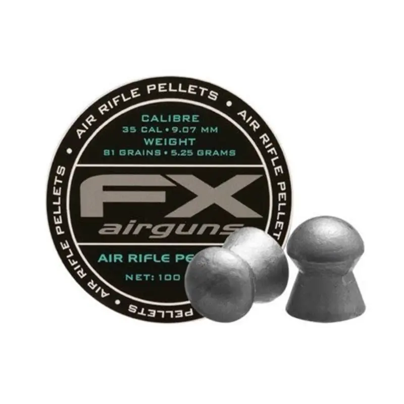 FX AIRGUNS - PIOMBINI CAL. 9.07 - PESO 5.25 GRAMMI - 100 PZ