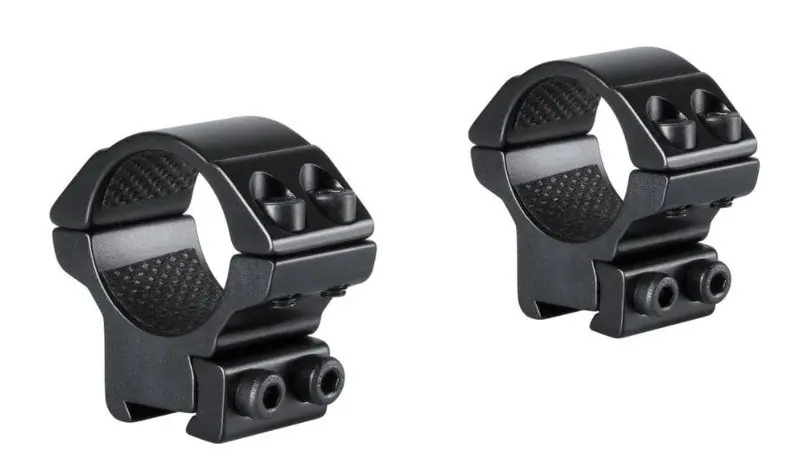 HAWKE ATTACCO MATCH DA 1 Inch BASSO PER SLITTE DA 11 mm