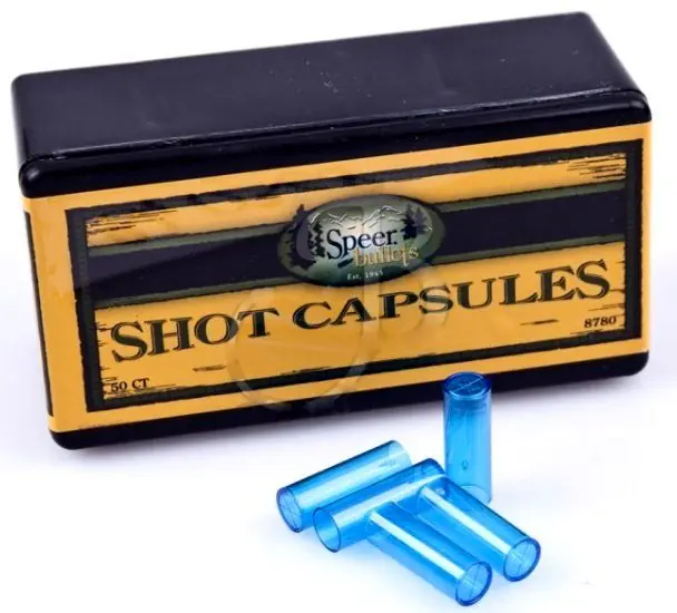 SPEER BULLETS SHOT CAPSULES CONTENITORI PER TRASEA cal. 45 COLT ( .452" ) 25 pz.