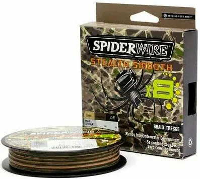 SPIDERWIRE STEALTH SMOOTH X8 CAMO / 0.19mm - 300 mt