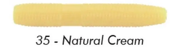 majora by fabio zeni flexo worm 1,5‘‘ natural cream