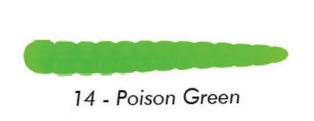 majora by fabio zeni kaiman 2‘‘ poison green
