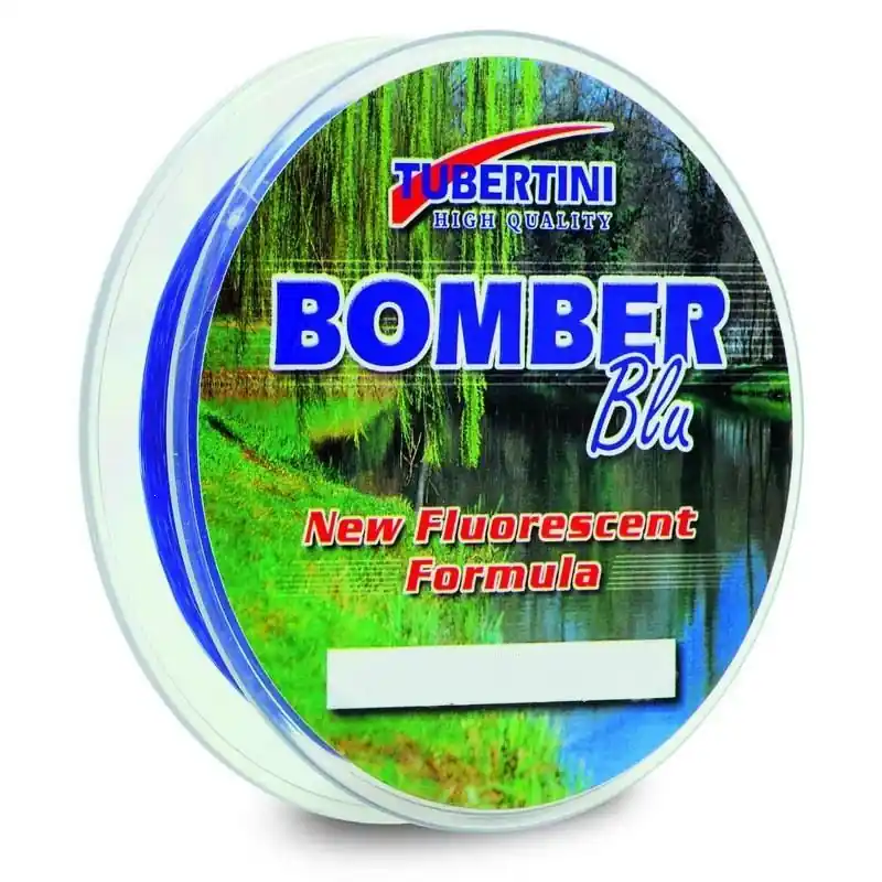 tubertini monofilo bomber blu fluorescente 0,18 mm