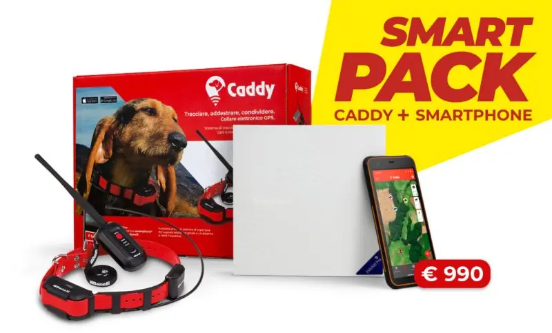 benelli caddy smart pack gps cani con smartphone