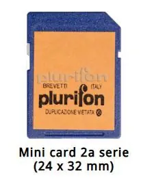 PLURIFON MINI CARD "2" STANDARD 10 CANTI N. 201 buellistore