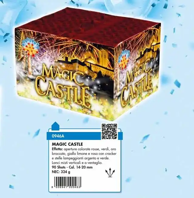 MAGIC CASTLE - SPETTACOLO GRANDE - 90 COLPI - DURATA 1 MINUTO