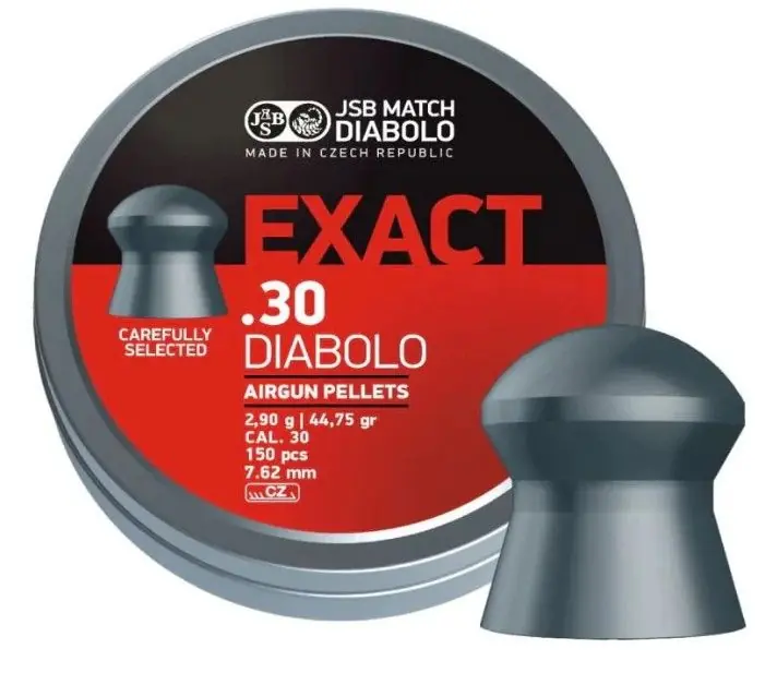 JSB PALLINI EXACT CAL .30 7.62 mm 2.90 g 44.75 gr buellistore