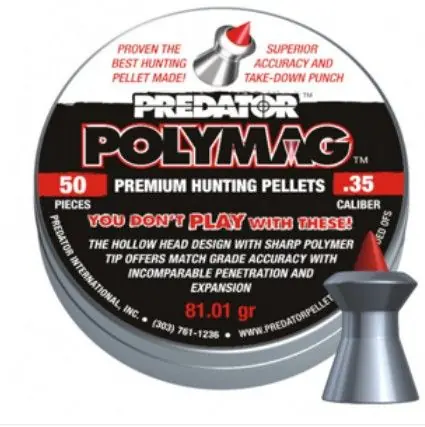 JSB PALLINI POLYMAG CAL. 35 9 mm 5.25 g / 81.01 gr 50 PEZZI buellistore