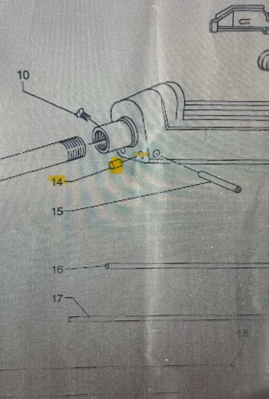 RULLINO ORIENTAMENTO CALCIO SULLA CARCASSA CAL.12 E 20 - SL80 E 201(SL80)