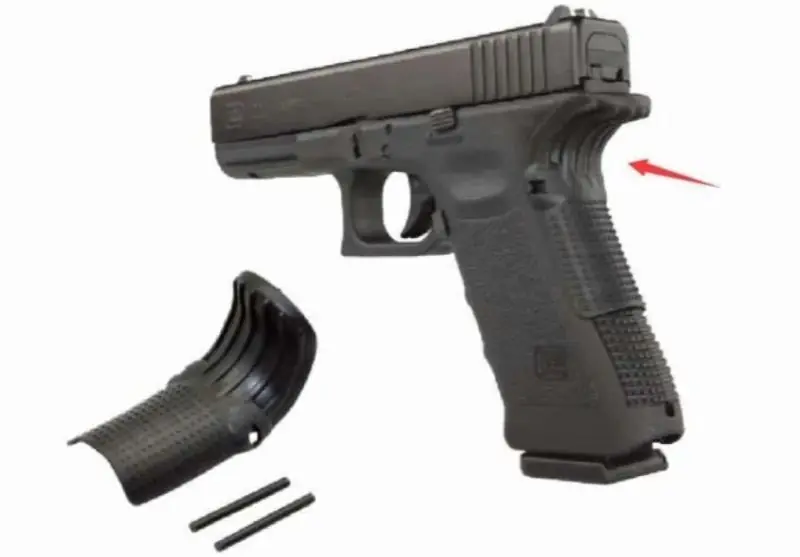 ADATTATORE IMPUGNATURA GLOCK 17, 18, 19, 20, 21, 22, 23, 24, 31, 32, 33 , 34, 35, 37, 38 (GEN 1, 2, 3)