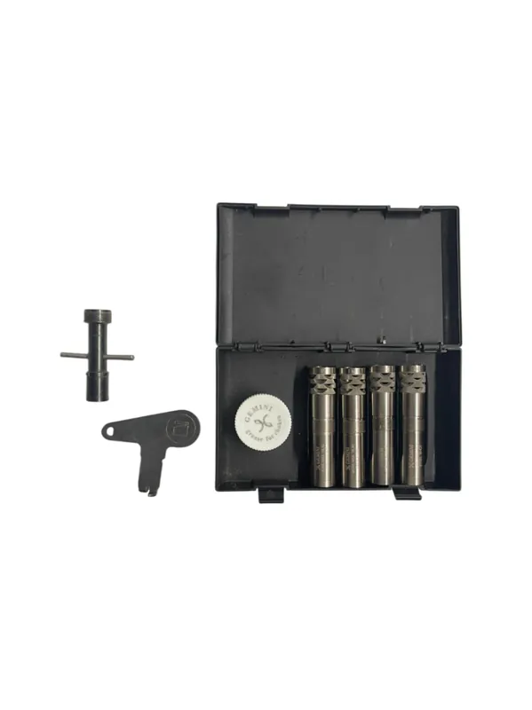 QUATTRO STROZZATORI + CHIAVE E SCATOLA USATI COME NUOVI - PORTED + 20 mm modello Cirio Plus - Foratura 18,30 / 18,40