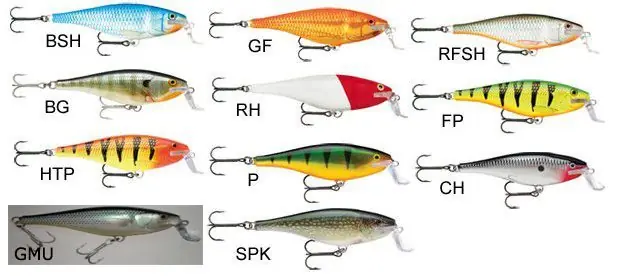 rapala super shad rap 14 gmu