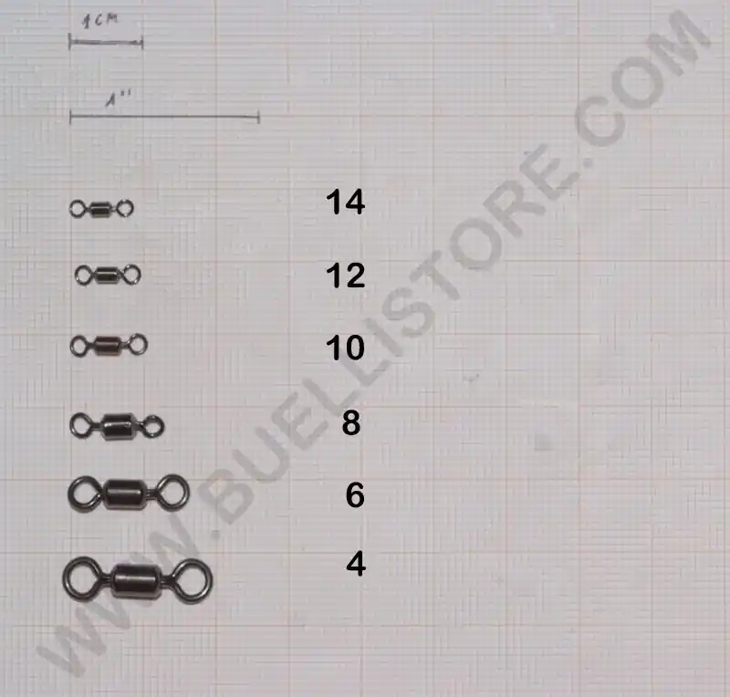 girelle starfish rolling swivels 4