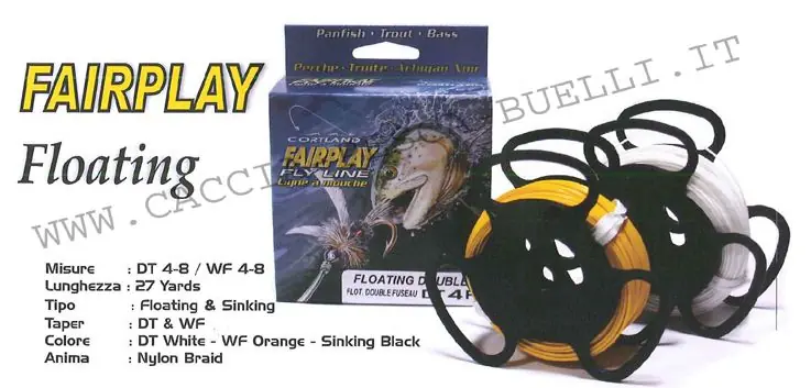 CORTLAND FAIRPLAY FLY LINE DT-5-F WHITE buellistore
