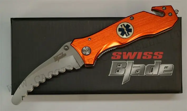 COLTELLO SWISS BLADE SOCCORSO SANITARIO buellistore