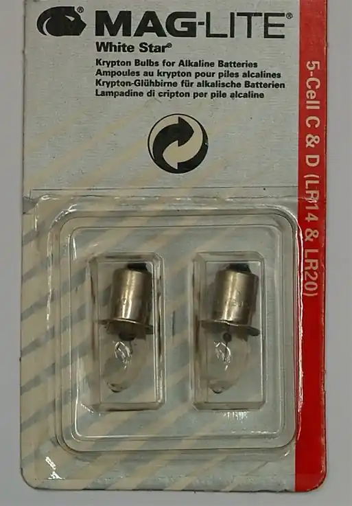 MAGLITE WHITE STAR 5 CELL C D buellistore