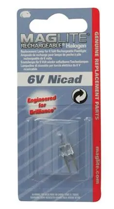 MAGLITE RECHARGEABLE HALOGEN 6V NICAD buellistore