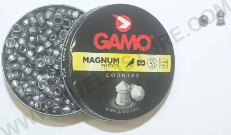 PIOMBINI GAMO MAGNUM ENERGY 4.5 pz 250 peso 0.49 g