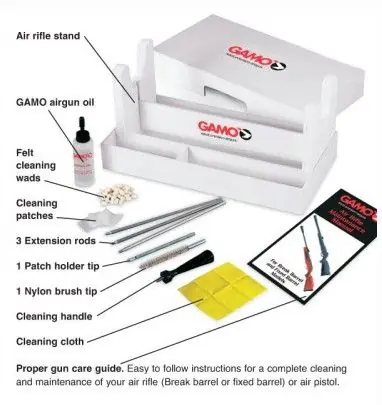 gamo kit per la manutenzione di carabine ad aria compressa