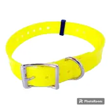collare in biothane giallo 2.5 cm