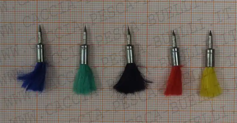 piombini con piume per carabine ad aria compressa cal. 4.5