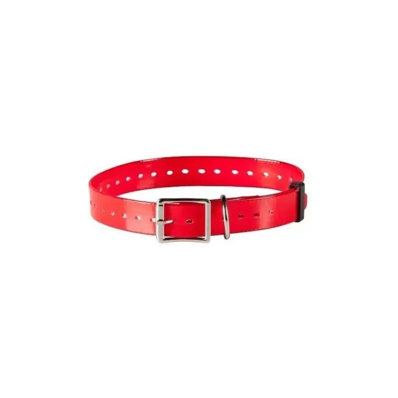 collare in biothane 1.8 cm colore rosso