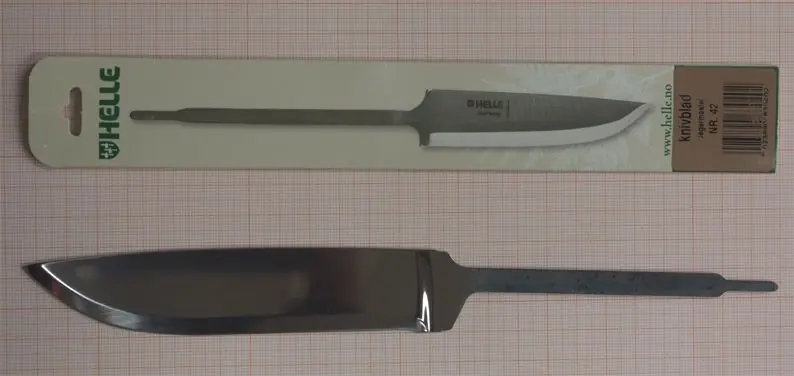 HELLE LAMA COLTELLO SENZA MANICO MOD.42