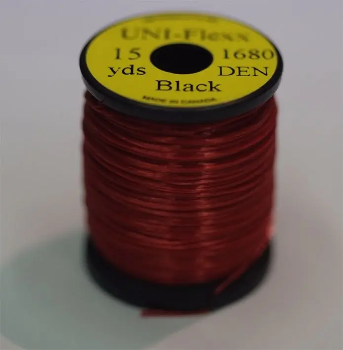 uni flexx flexy floss filo elastico per montaggio mosche colore rosso