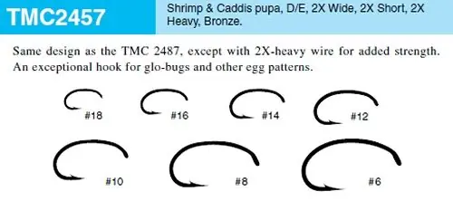 TIEMCO AMO MOSCA TMC-2457 - MIS 18 - 25PZ buellistore
