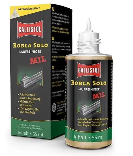 robla solo solvente per armi