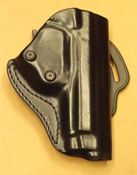 vega holster fondina in pelle con sicura per modelli beretta 92 / 98 tauros pt99