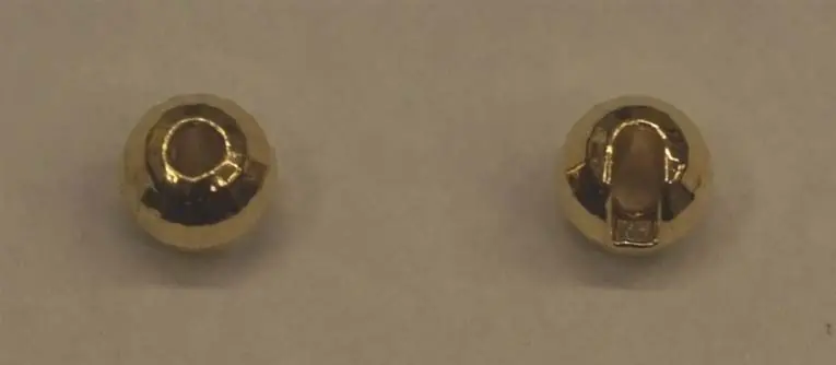 gatti sferetta in tungsteno sfaccetta oro 3 mm