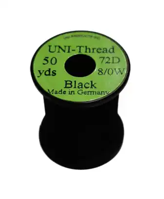 UNI-THREAD FILO DI MONTAGGIO 8/0 - BLACK buellistore