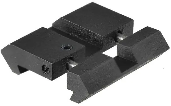 utg - dovetail to weaver adaptor - adattatore per slitte da 11 mm a slitte weaver