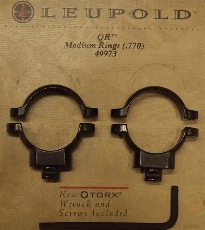 LEUPOLD ATTACCO OTTICA ANELLI STD