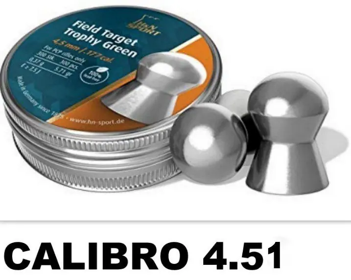 piombini h&n field target trophy cal 4.51 peso 0.56 grammi