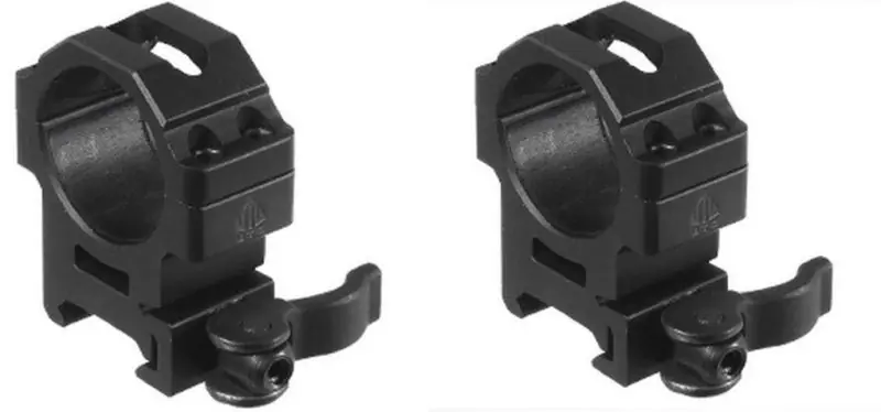 utg maximum streng scope ring anelli per ottiche da 30mm con sgancio rapido per facile rimozione, anelli ottiche di puntamento