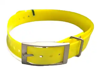 collare in biothane garmin originale 2.5 cm colore giallo