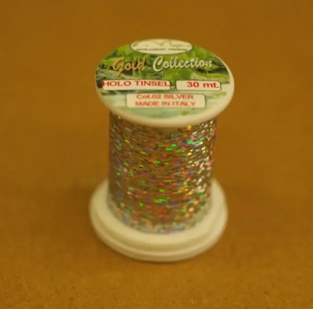 holo tinsel col. 02 silver