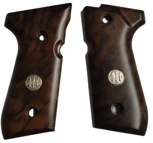 beretta coppia guancette in legno di radica per serie 92 96 98 fs
