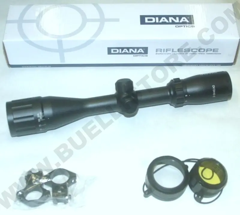 diana ottica riflescope bullseye 3 9 x 40