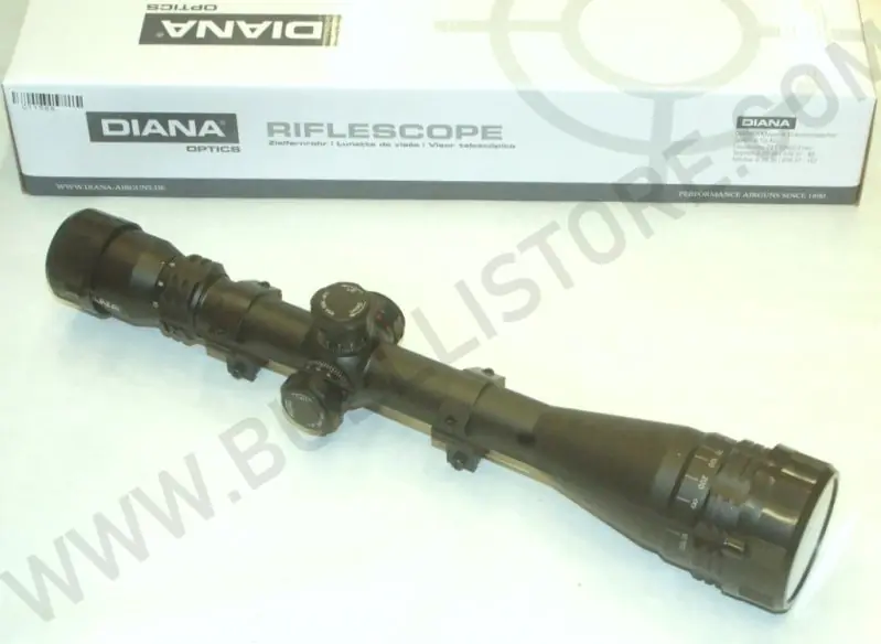 ottica diana riflescope 6 24 x 50 tubo da 30 mm reticolo illuminato duplex