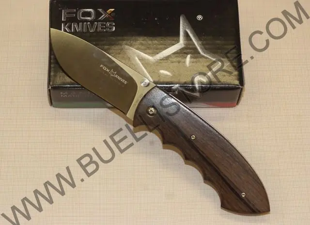 COLTELLO DA CACCIA FOX MANICO IN LEGNO