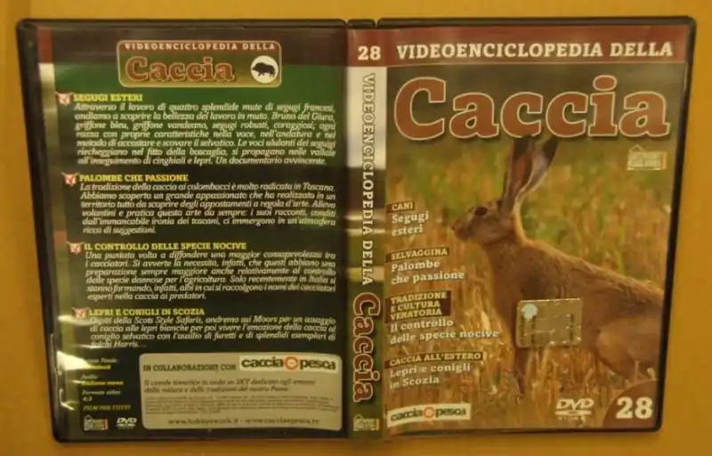 dvd caccia documentario caccia