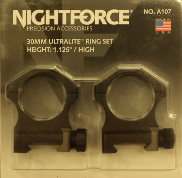 nightforce rings 30mm