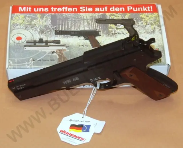 weihrauch hw45 pistola ad aria compressa mono colpo molto potente