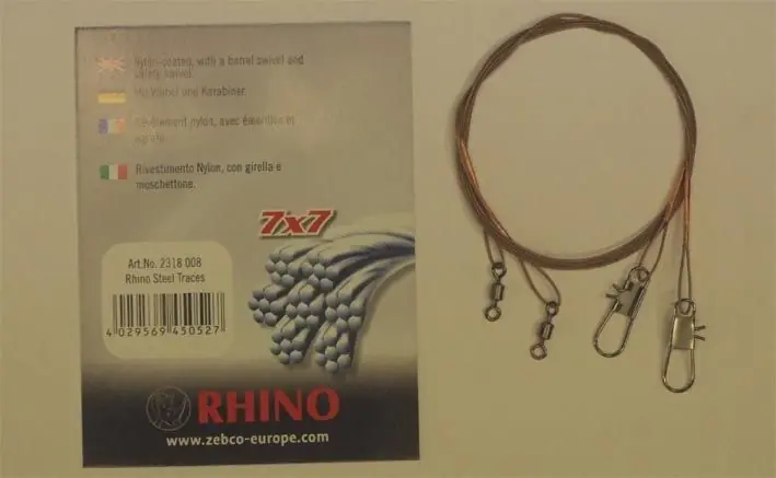 RHINO CAVETTO ACCIAIO INTRECCIATO 7X7 - 17KG - 70CM